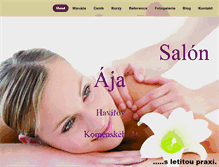 Tablet Screenshot of havirov-masaze.cz